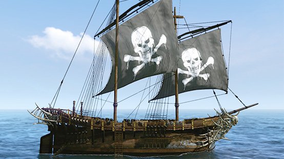 Navire perle noire - bateau pirate